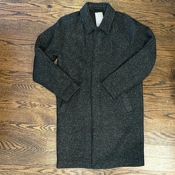 GAP Men’s Wool Blend Gray “Carcoat” fully lined size Small - Picture 1 of 10